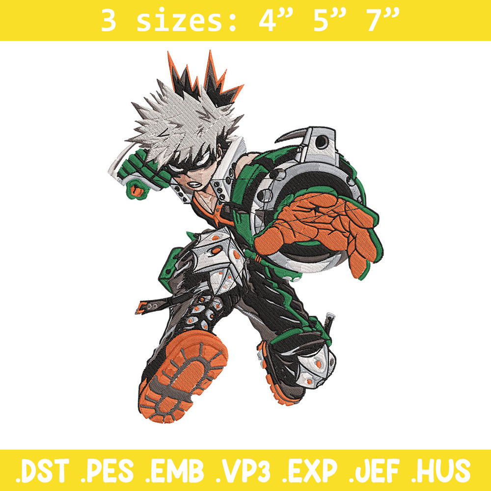 Bakugo Katsuki Embroidery Design, Aot Embroidery, Embroidery File, Anime Embroidery,Anime shirt, Digital download.jpg