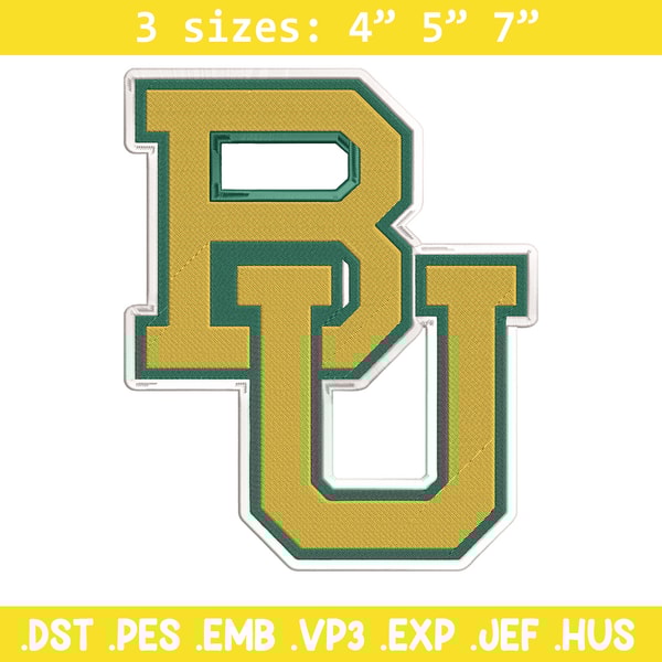 Baylor Bears logo embroidery design, NCAA embroidery, Sport embroidery,Logo sport embroidery,Embroidery design..jpg