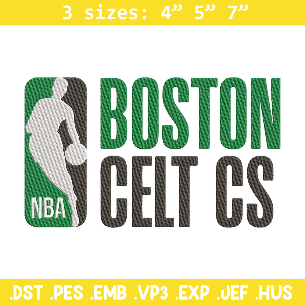 Boston Celtics logo embroidery design, NBA embroidery, Sport embroidery, Logo sport embroidery, Embroidery design..jpg