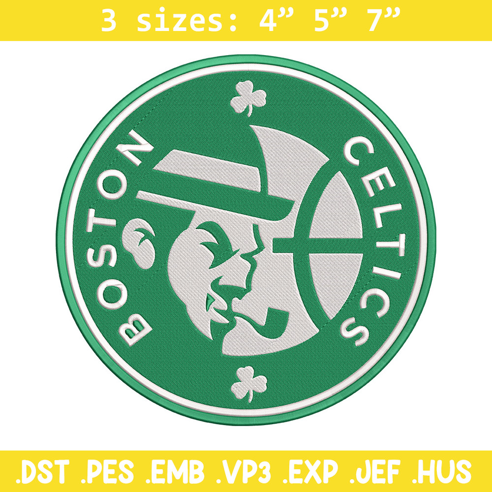 Boston Celtics logo embroidery design, NBA embroidery, Sport embroidery,Logo sport embroidery, Embroidery design.jpg