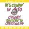 Chrismas up Embroidery Design, Grinch Embroidery, Embroidery File, Chrismas Embroidery, Anime shirt, Digital download.jpg