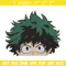 Deku face Embroidery Design, Mha Embroidery, Embroidery File, Anime Embroidery, Anime shirt, Digital download.jpg
