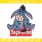 Eeyore Supreme Embroidery design, Eeyore Supreme Embroidery, cartoon design, Embroidery File, Instant download..jpg