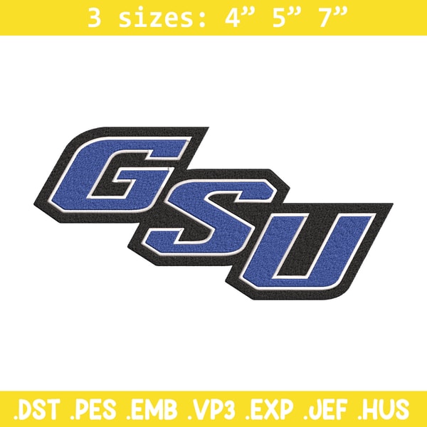 Georgia State logo embroidery design,NCAA embroidery, Embroidery design, Logo sport embroidery, Sport embroidery..jpg