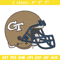 Georgia Tech helmet embroidery design, NCAA embroidery, Embroidery design, Logo sport embroidery,Sport embroidery.jpg