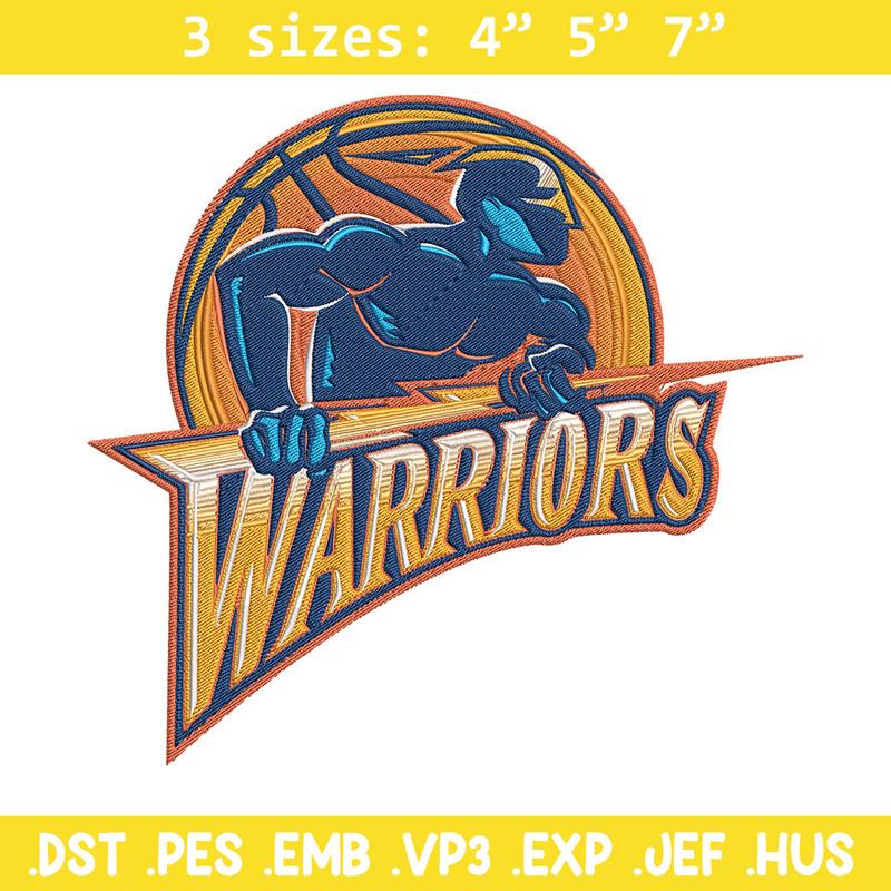 Golden State Warriors design embroidery design, NBA embroidery, Sport embroidery,Embroidery design,Logo sport embroidery.jpg