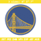 Golden State Warriors logo embroidery design, NBA embroidery,Sport embroidery, Embroidery design,Logo sport embroidery..jpg