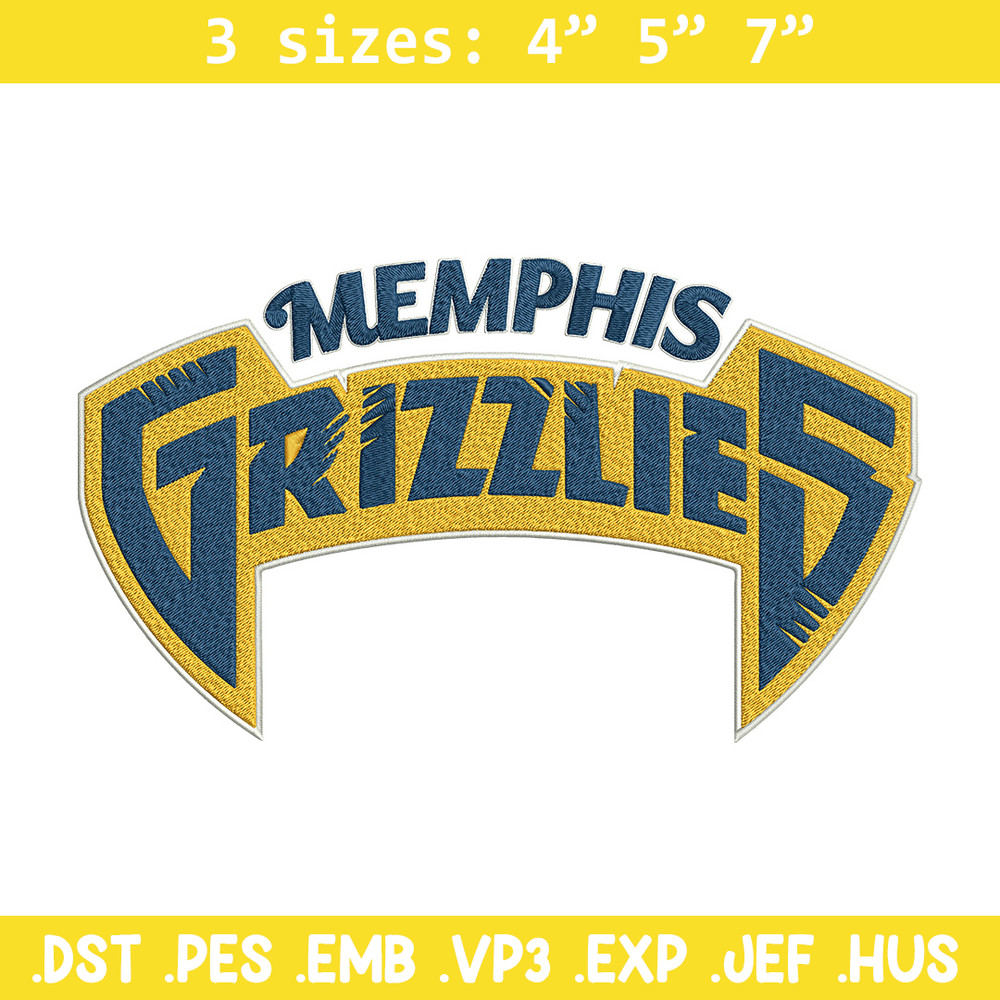 Memphis Grizzlies logo embroidery design, NBA embroidery, Sport embroidery,Embroidery design, Logo sport embroidery.jpg