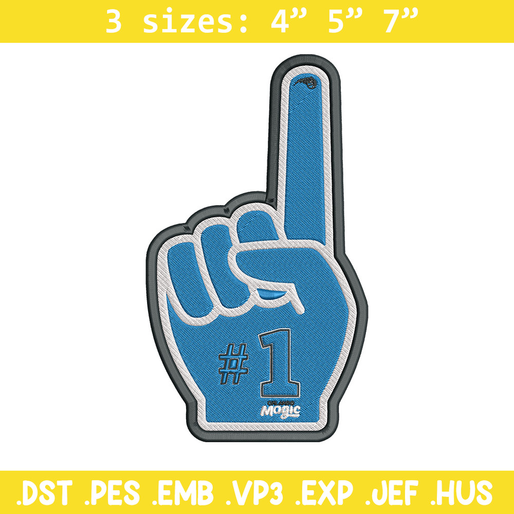 Orlando Magic no 1 embroidery design, NBA embroidery, Sport embroidery, Embroidery design,Logo sport embroidery.jpg
