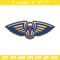 Orleans Pelicans logo embroidery design, NBA embroidery, Sport embroidery, Embroidery design, Logo sport embroidery.jpg