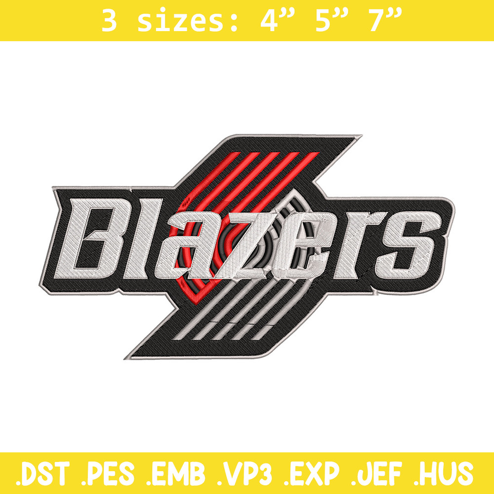 Portland Trail Blazers logo embroidery design, NBA embroidery, Sport embroidery, Embroidery design,Logo sport embroidery.jpg