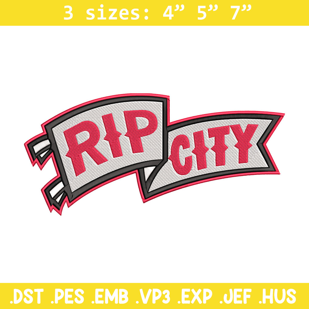 Portland Trail Blazres logo embroidery design,NBA embroidery, Sport embroidery, Embroidery design, Logo sport embroidery.jpg