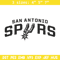 San Antonio Spurs Logo embroidery design, NBA embroidery, Sport embroidery, Embroidery design, Logo sport embroidery..jpg