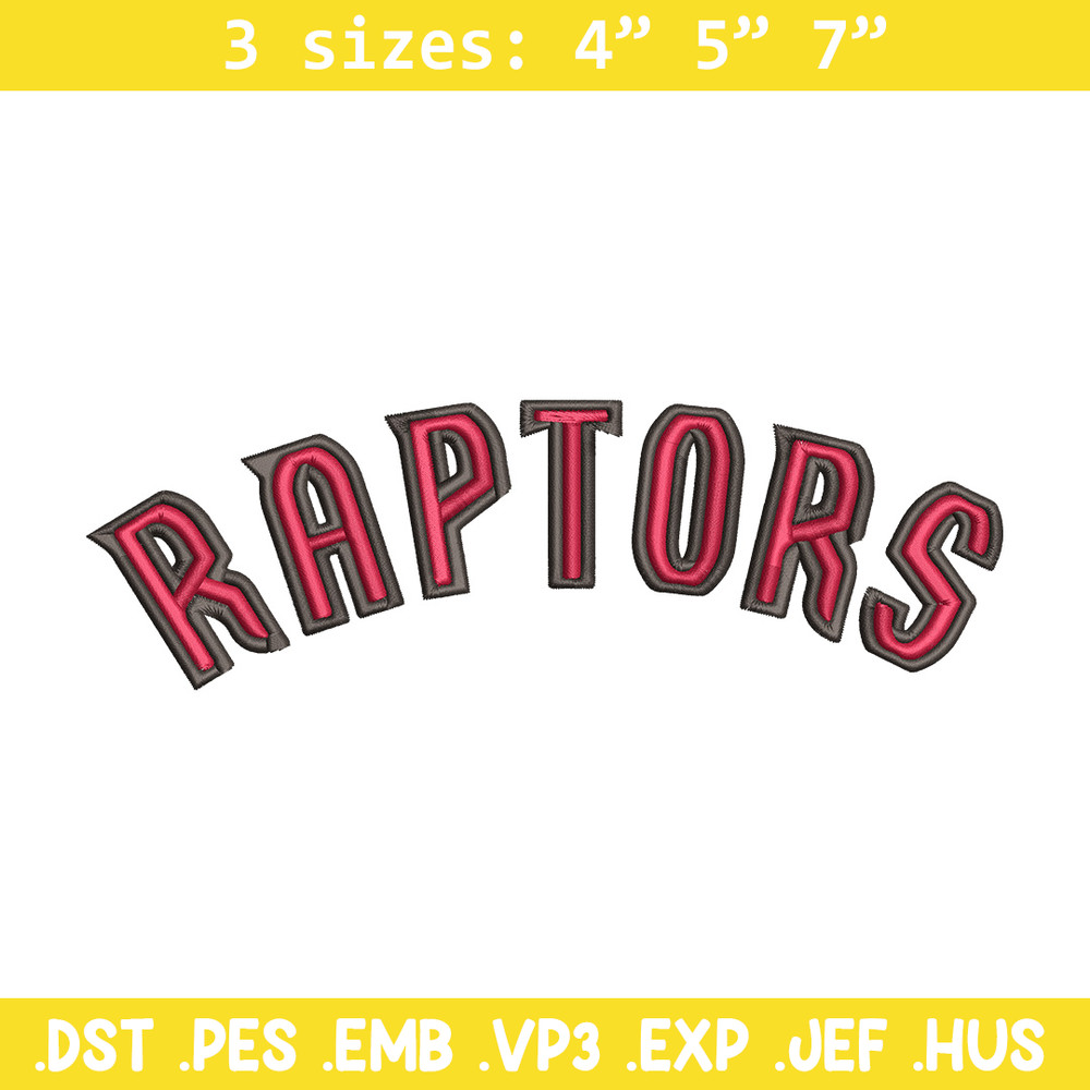Toronto Raptors design embroidery design, NBA embroidery,Sport embroidery,Embroidery design, Logo sport embroidery..jpg