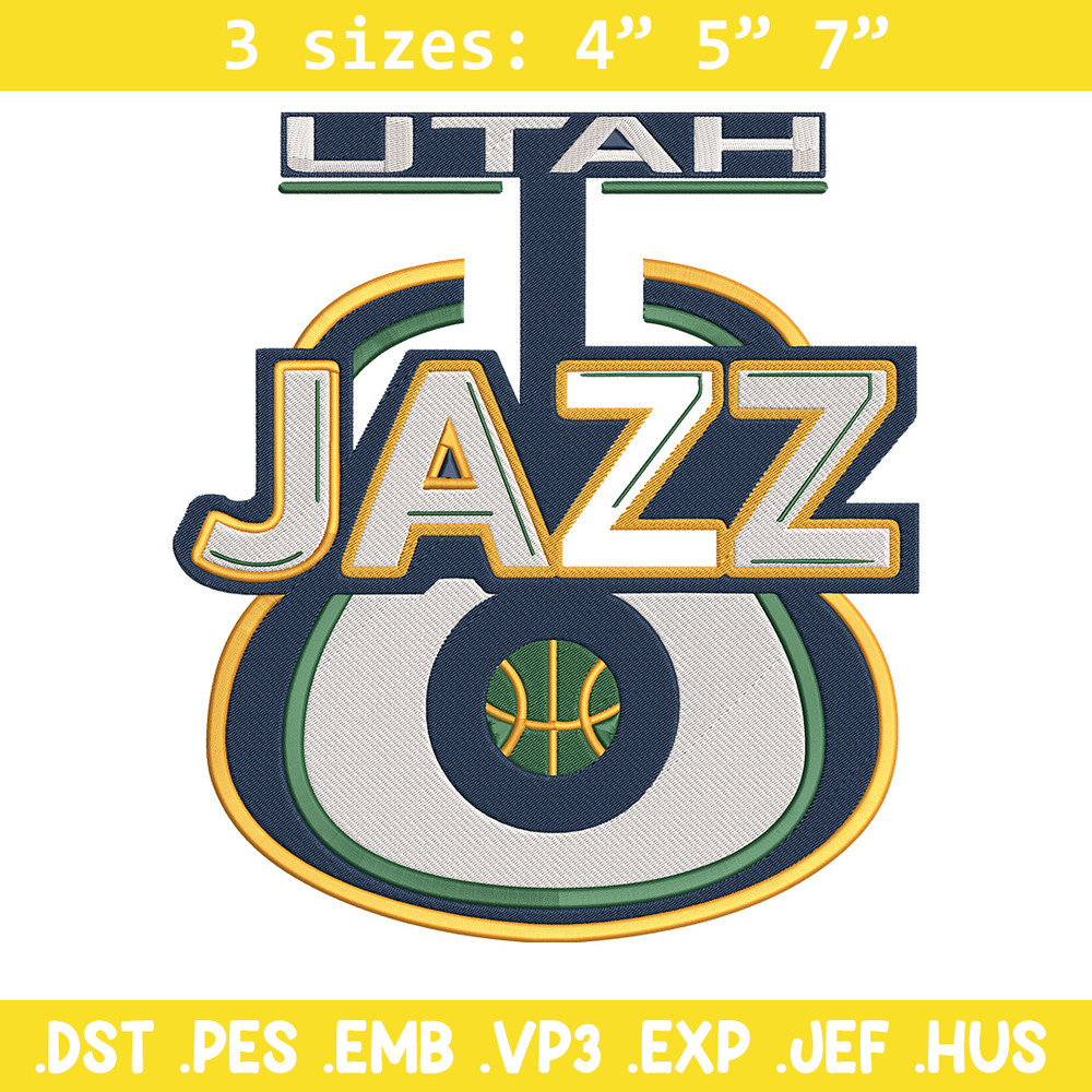 Utah Jazz logo embroidery design, NBA embroidery,Sport embroidery,Embroidery design, Logo sport embroidery.jpg