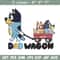 Dad wegon bluey Embroidery, Bluey cartoon Embroidery, Embroidery File, cartoon design, cartoon shirt, Digital download..jpg