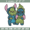 Grinch and Stitch Embroidery design, Grinch and Stitch Embroidery, cartoon design, logo shirt, Digital download..jpg