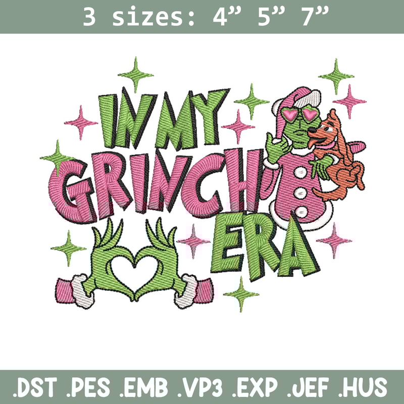 Grinch era embroidery design,Grinch embroidery, Chrismas design, Embroidery shirt, Embroidery file, Digital download.jpg