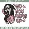 No You Hang Up Scream Embroidery design, Horror Embroidery, logo design, Embroidery File, logo shirt, Digital download..jpg