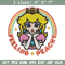 Princess Peach Feeling Peachy Embroidery design, Feeling Peachy Embroidery, Embroidery File, Digital download..jpg