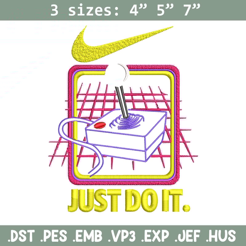 Retro nostalgia game Nike Embroidery design, logo Embroidery, Nike design, Embroidery file, logo shirt, Instant download.jpg