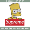Simpson Supreme Embroidery design, Simpson Embroidery, cartoon design, Embroidery File, logo shirt, Instant download..jpg