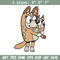 Bingo and her Mum Embroidery, Bluey Embroidery, Embroidery File, cartoon shirt, cartoon design, Digital download..jpg