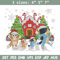 Bluey family Embroidery Design,Bluey Embroidery, Embroidery File, Chrismas Embroidery, Anime shirt, Digital download.jpg