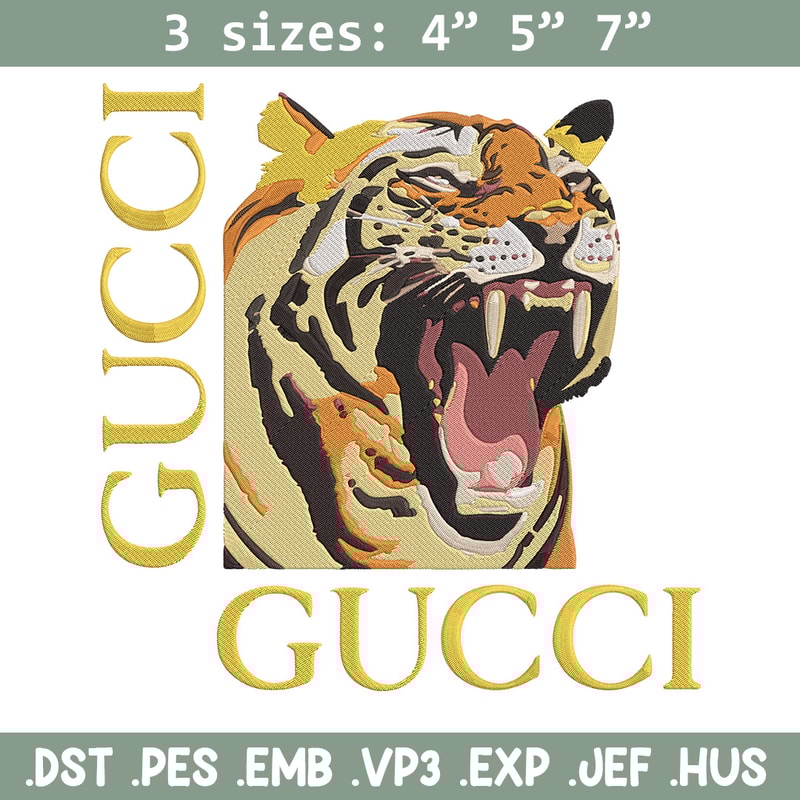Gucci x Tiger Embroidery Design, Gucci Embroidery, Embroidery File, Anime Embroidery, Anime shirt, Digital download..jpg