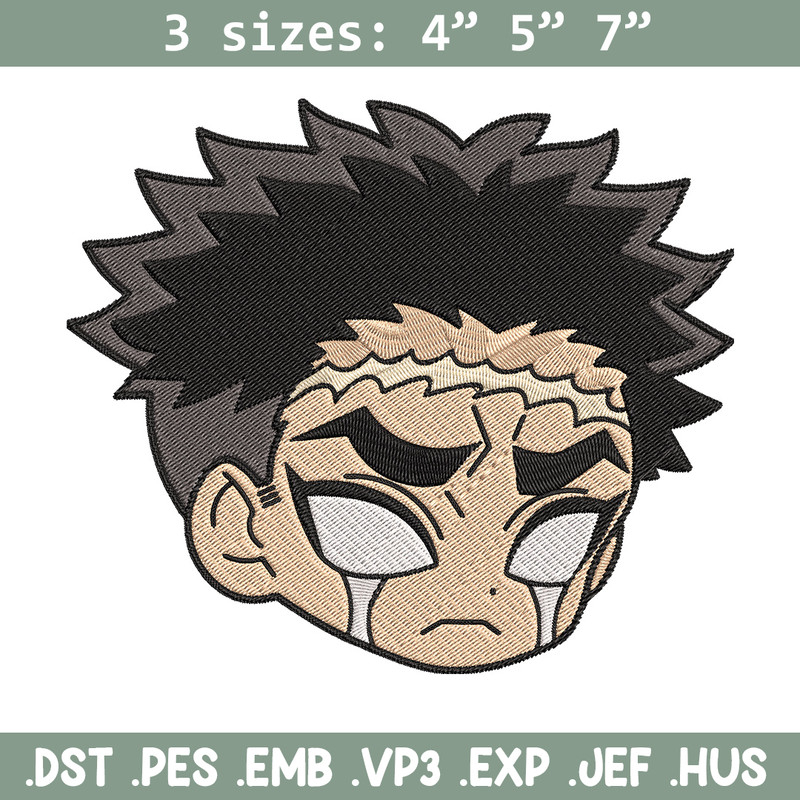 Gyomei sticker Embroidery Design, Demon slayer Embroidery, Embroidery File, Anime Embroidery, Digital download.jpg