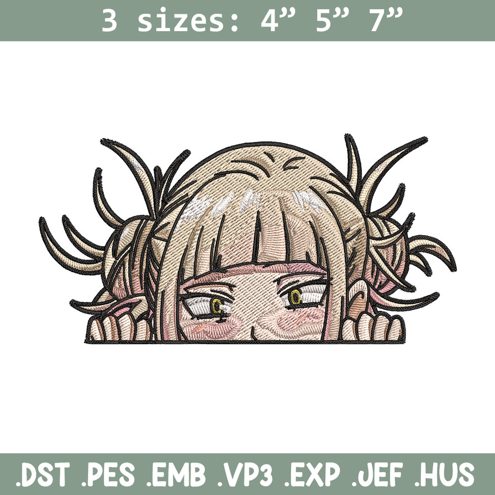 Himiko Peeker Embroidery Design, Mha Embroidery, Embroidery File, Anime Embroidery,Anime shirt, Digital download..jpg