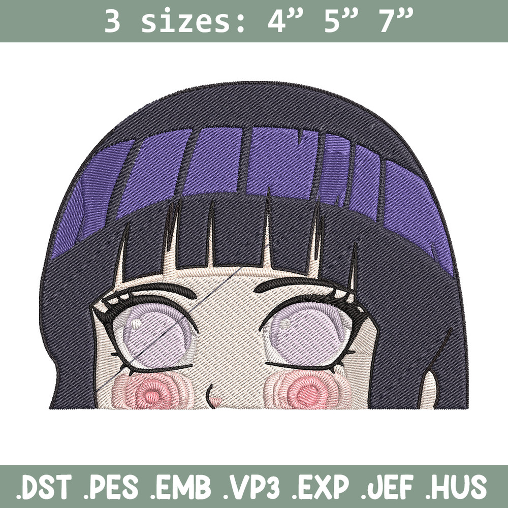 Hinata chibi Embroidery Design, Naruto Embroidery, Embroidery File, Anime Embroidery, Anime shirt, Digital download.jpg