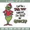 I Just Took A DNA Test Grinch Embroidery design, Grinch christmas Embroidery, Grinch design, Instant download..jpg