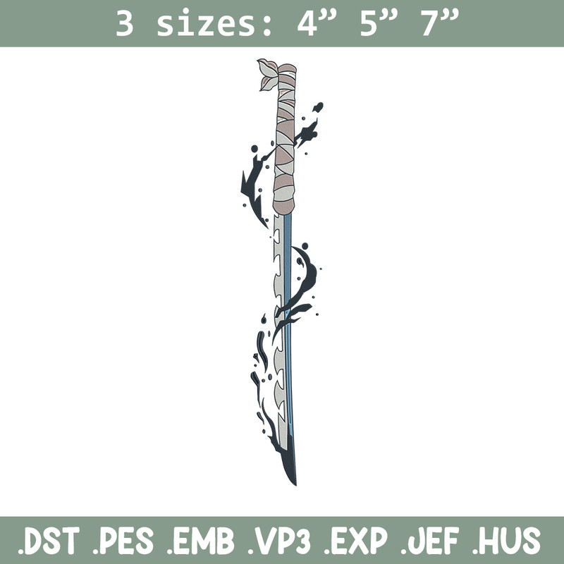 Inosuke sword Embroidery Design, Demon slayer Embroidery, Embroidery File, Anime Embroidery,Anime shirt,Digital download.jpg