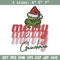 Merry Grinch logo Embroidery design, Grinch Christmas Embroidery, logo design, Embroidery File, Digital download..jpg
