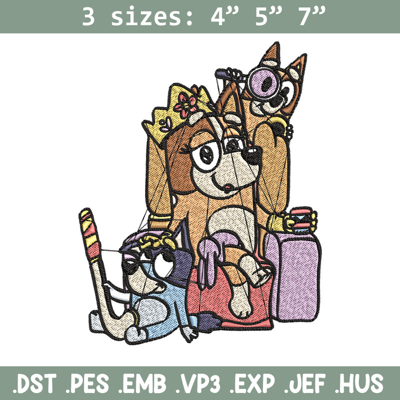 Mum Bluey bingo Embroidery, bluey Embroidery, Embroidery File, cartoon shirt, cartoon design, Digital download..jpg