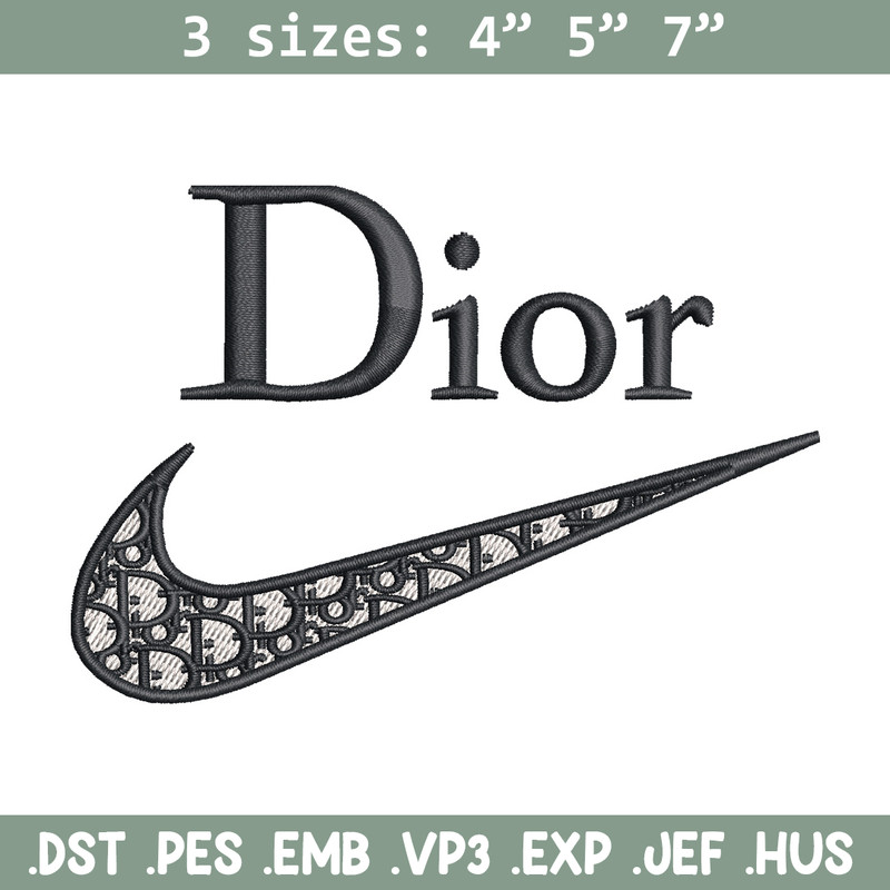 Nike dior embroidery design, Dior embroidery, Emb design, Embroidery shirt, Embroidery file, Digital download.jpg
