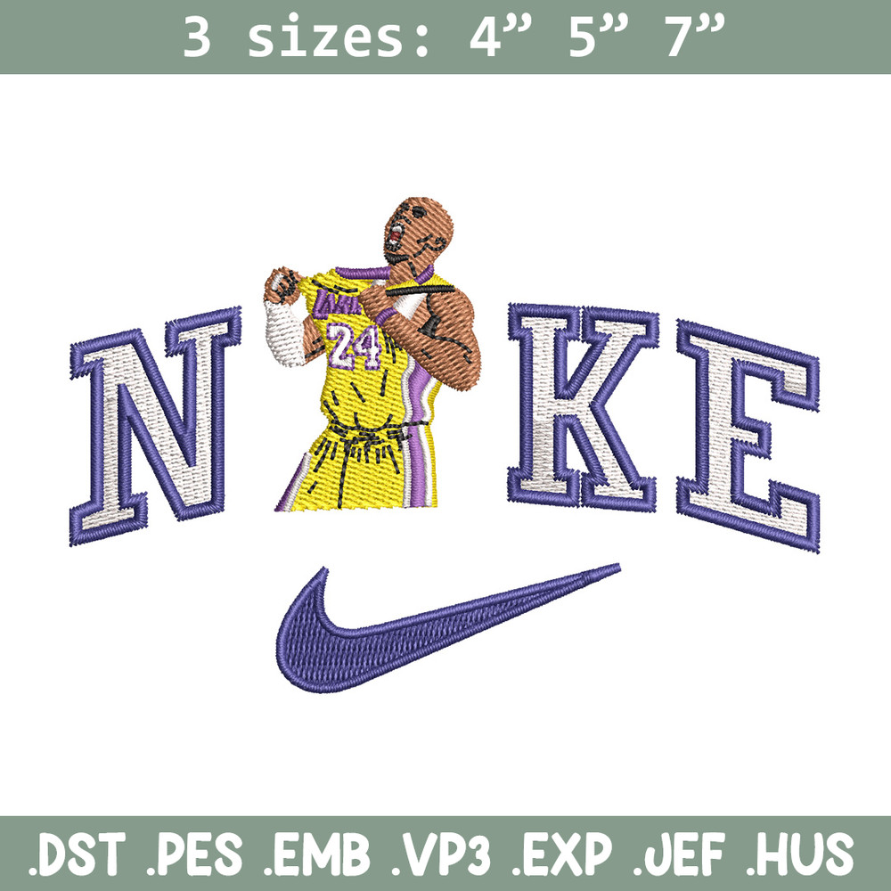 Nike player embroidery design, Basketball embroidery, Nike design,Embroidery file,Embroidery shirt,Digital download.jpg