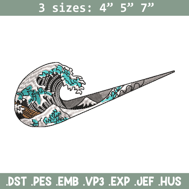 Nike water logo embroidery design, Logo embroidery, Nike design, Embroidery file, logo shirt, Instant download.jpg