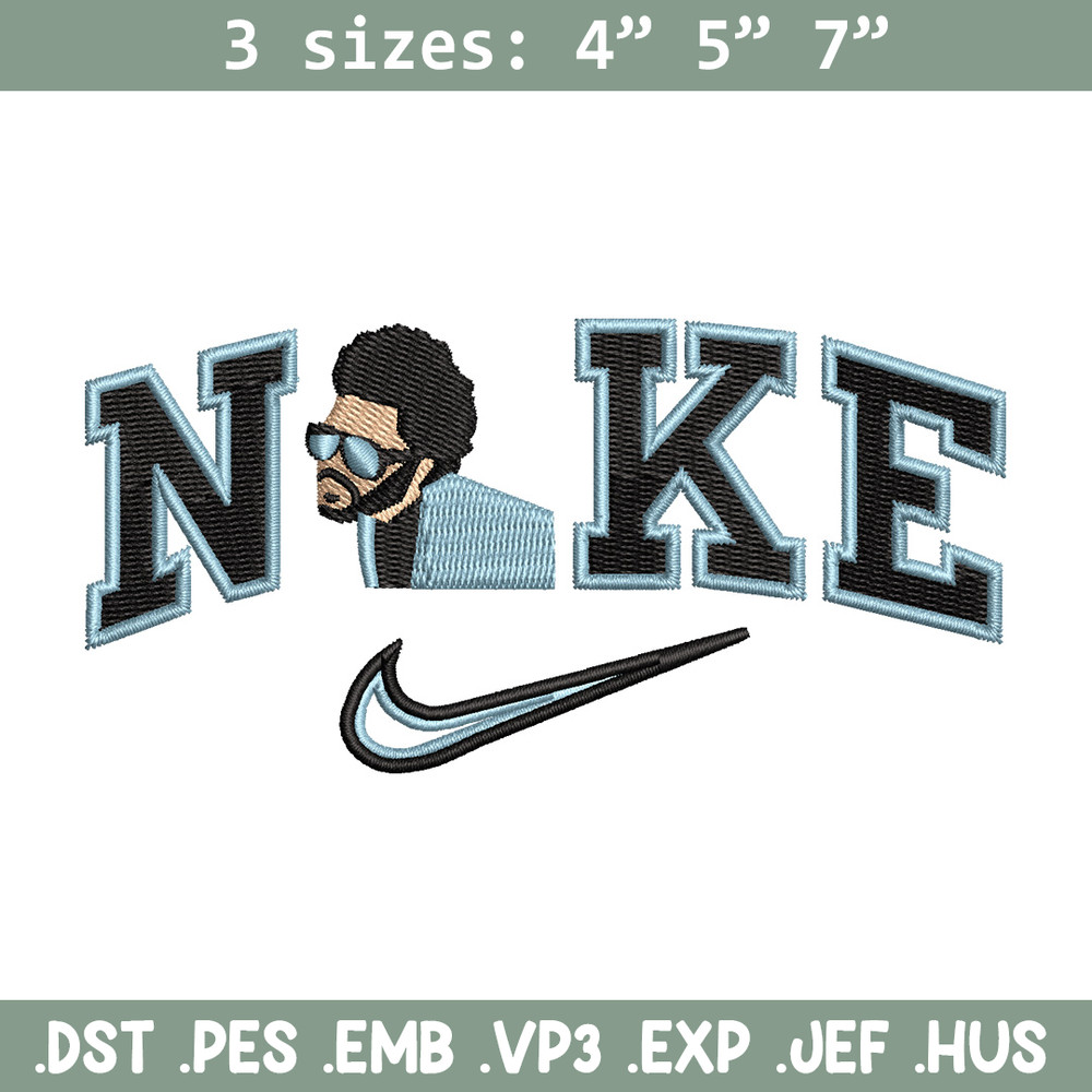 Nike weeknd embroidery design, The weeknd embroidery, Nike design, Embroidery shirt, Embroidery file, Digital download.jpg