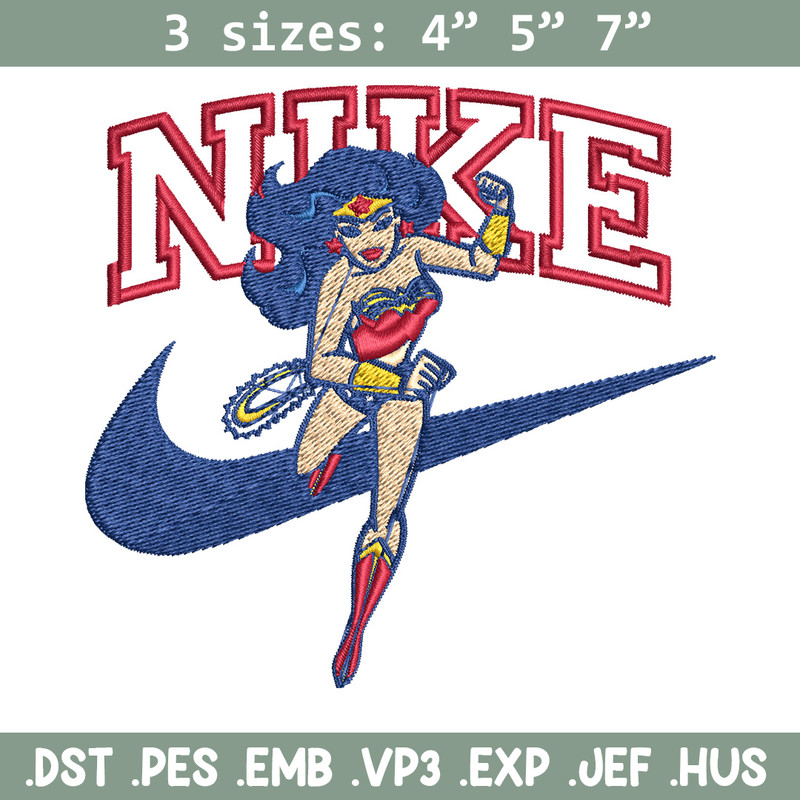 Nike wonder woman Embroidery Design, Brand Embroidery, Nike Embroidery, Embroidery File, Logo shirt,Digital download.jpg