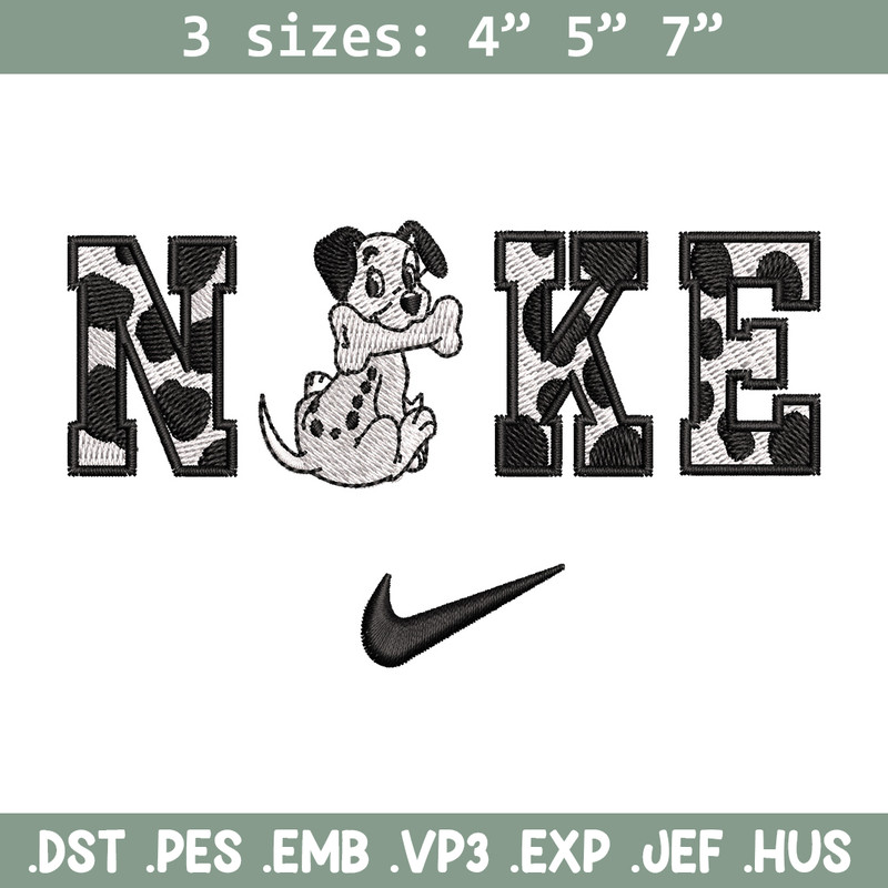 Nike x Dalmatian embroidery design, Dalmatian embroidery, Nike design,Embroidery shirt, Embroidery file,Digital download.jpg