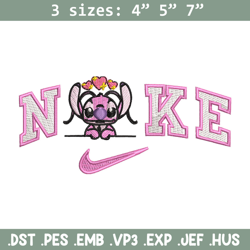 Nike x pink stitch embroidery design, Stitch embroidery, Nike design, Embroidery file,Embroidery shirt, Digital download.jpg