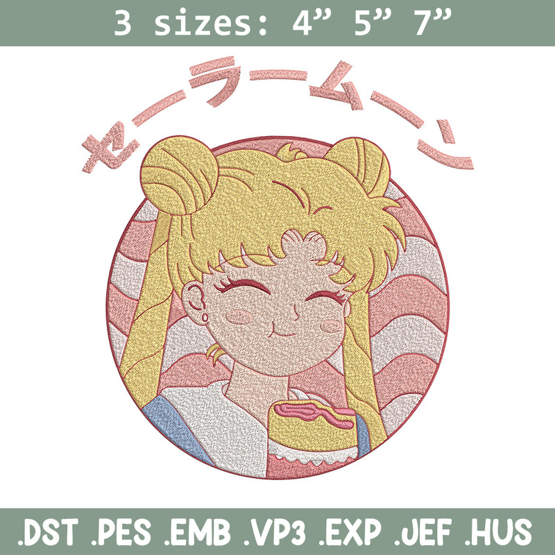 Sailor Moon cute Embroidery Design, Sailor Moon Embroidery,Embroidery File,Anime Embroidery,Anime shirt,Digital download.jpg