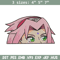 Sakura Peeker Embroidery Design, Naruto Embroidery, Embroidery File, Anime Embroidery, Anime shirt, Digital download.jpg