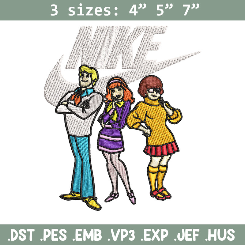 Scoopy doo Nike Embroidery design, Cartoon Embroidery, Nike design, Embroidery file, cartoon shirt, Instant download..jpg