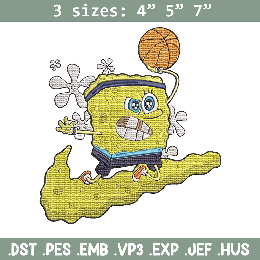 Spongebob nike Embroidery Design, Spongebob Embroidery, Embroidery File, Nike Embroidery, Anime shirt, Digital download.jpg
