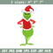 The Grinch embroidery design, Chrismas embroidery, Embroidery file, Embroidery shirt, Emb design, Digital download.jpg