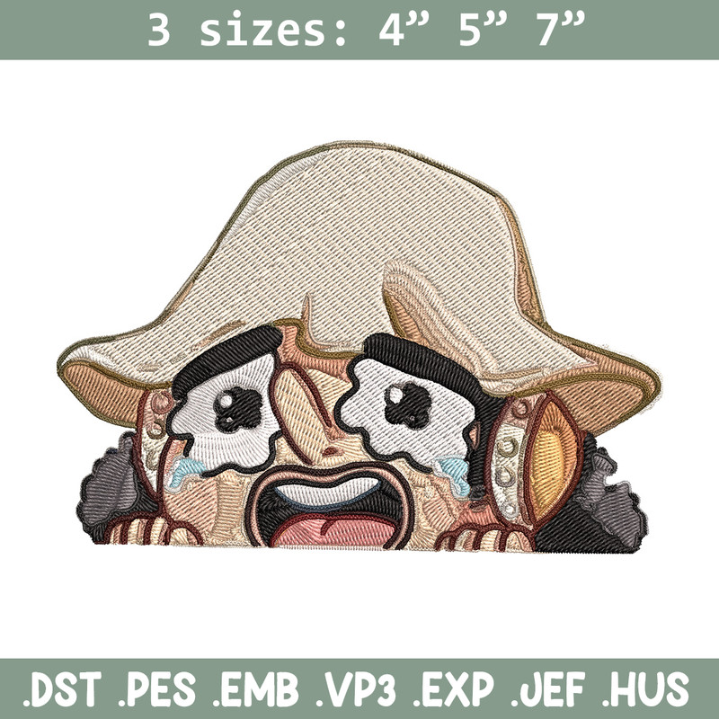 Usopp chibi Embroidery Design, One piece Embroidery, Embroidery File, Anime Embroidery, Anime shirt, Digital download.jpg
