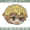 Zenitsu sticker Embroidery Design, Demon slayer Embroidery, Embroidery File, Anime Embroidery, Digital download.jpg